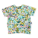Floral patterned shirt on a white background