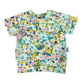 Floral patterned shirt on a white background