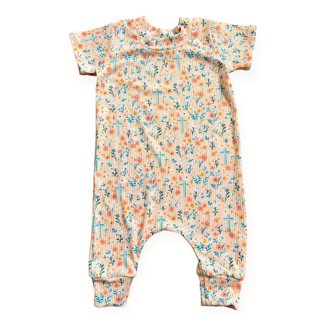 Wildflower Faith Ribbed Harem Romper