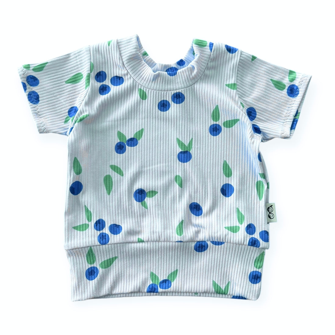 Blueberry Breeze Ribbed Top - Short, Long or Sleeveless