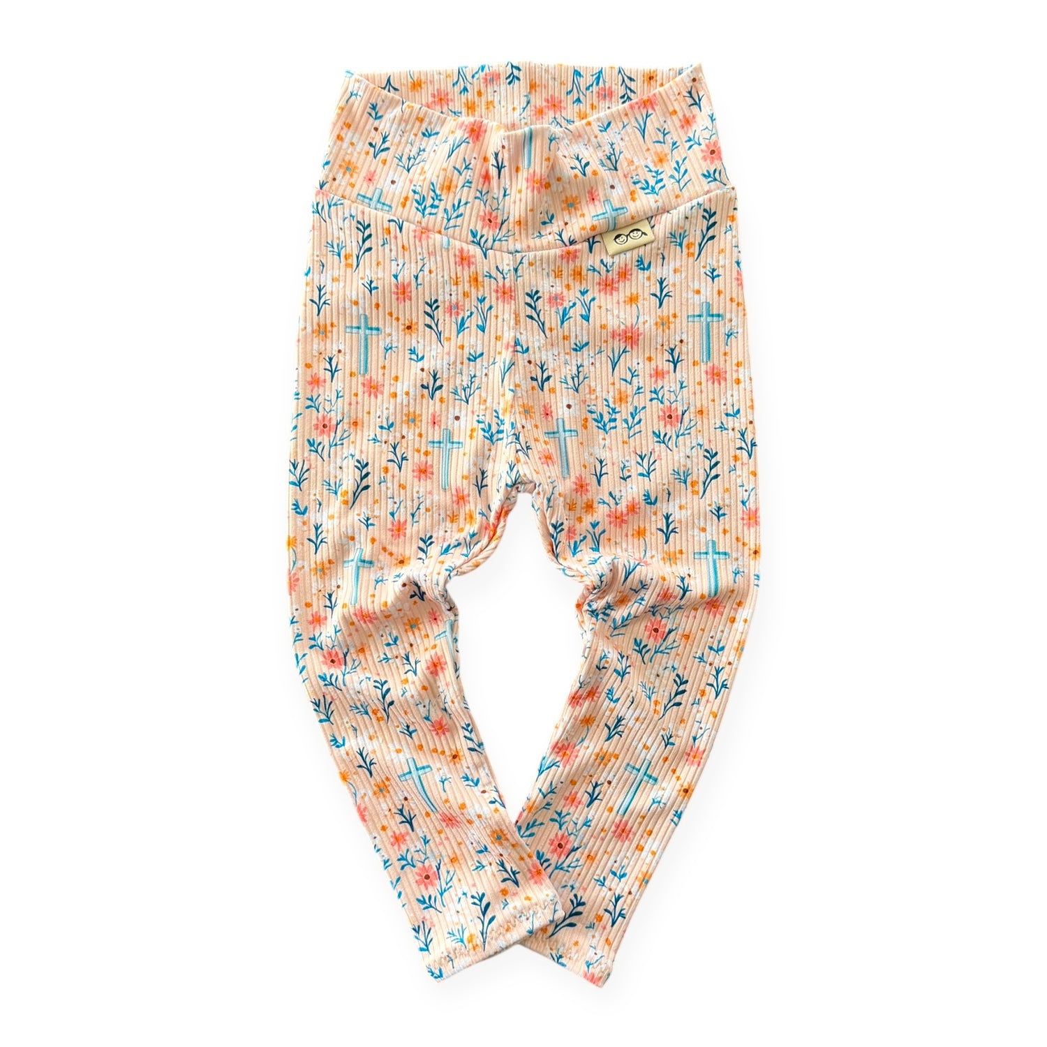 Wildflower Faith Ribbed Leggings