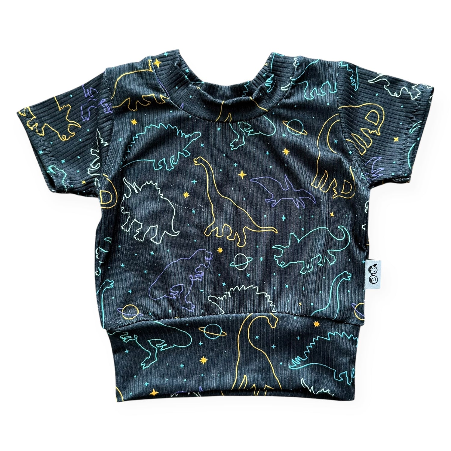 Cosmic Dino Nights Ribbed Summer Lounge Set