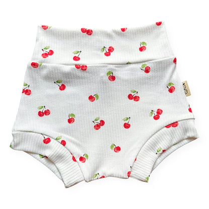 Cherry On Top White Ribbed Summer Lounge Set