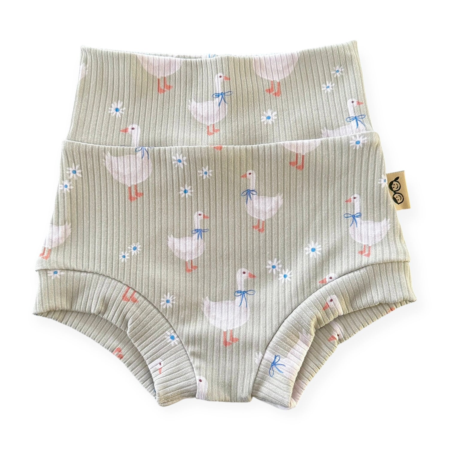 Blue Ribbon Geese Ribbed Bummies &amp; Biker Shorts
