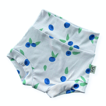 Blueberry Breeze Ribbed Bummies &amp; Biker Shorts
