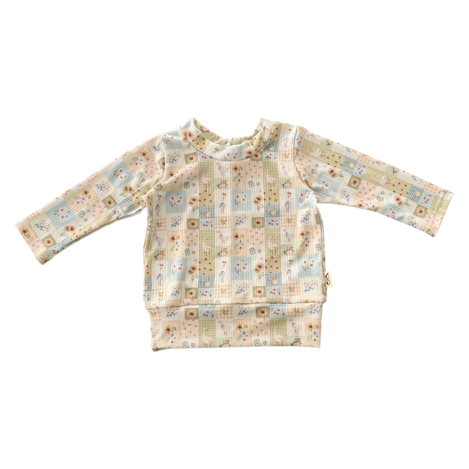 Sunflower Patchwork Ribbed Lounge Set