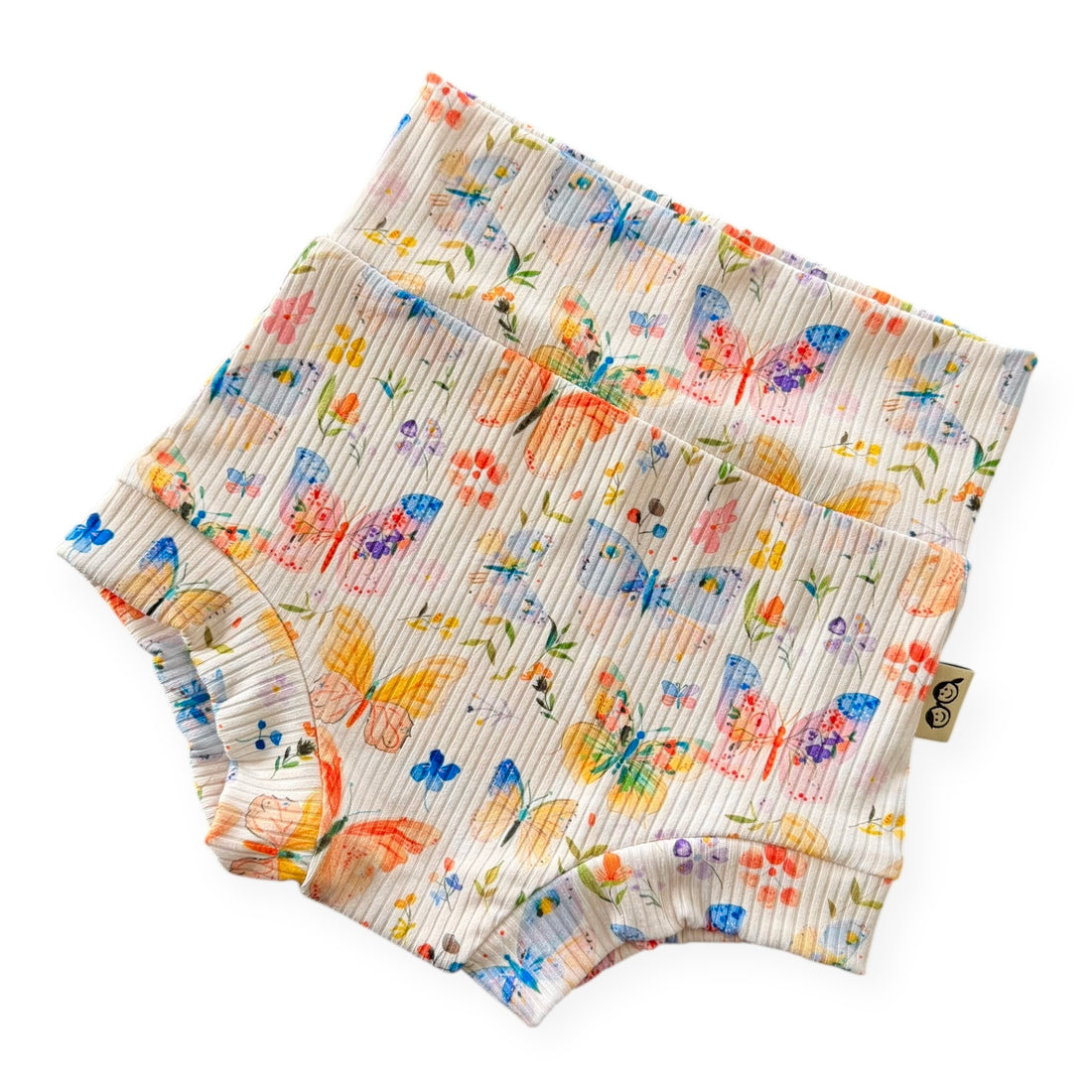 Butterfly Garden Ribbed Bummies &amp; Biker Shorts