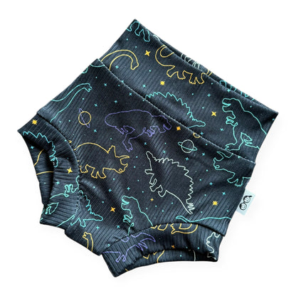 Cosmic Dino Nights Ribbed Bummies &amp; Biker Shorts