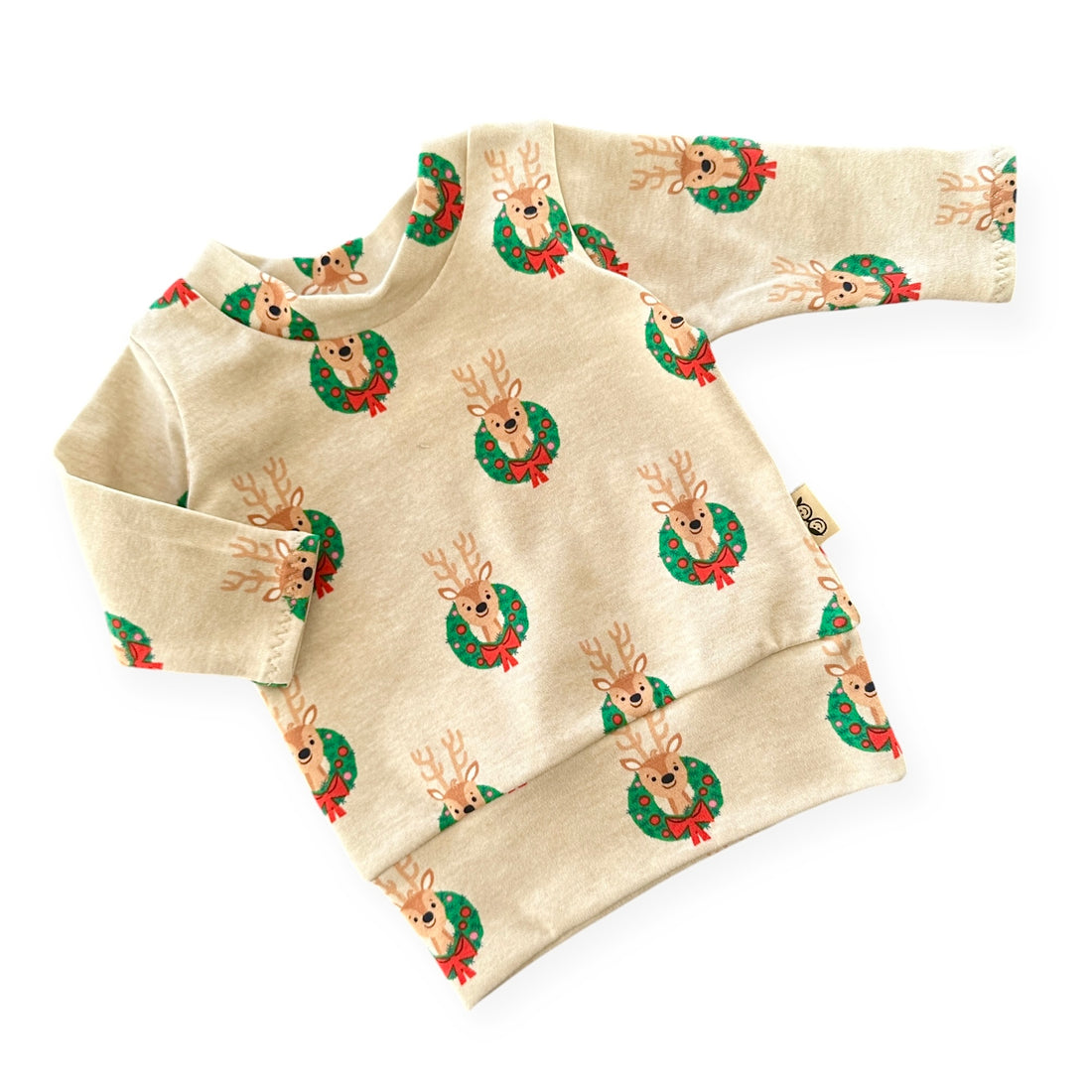 Raindeer Wreaths Lounge Top