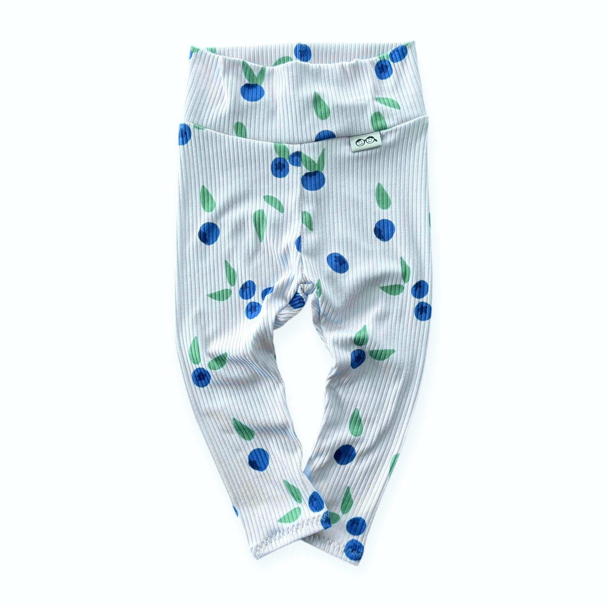 Blueberry Breeze Ribbed Leggings