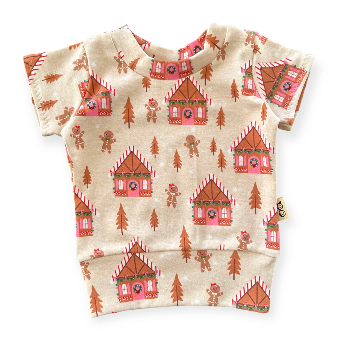 Pink Gingerbread Houses Summer Lounge Top