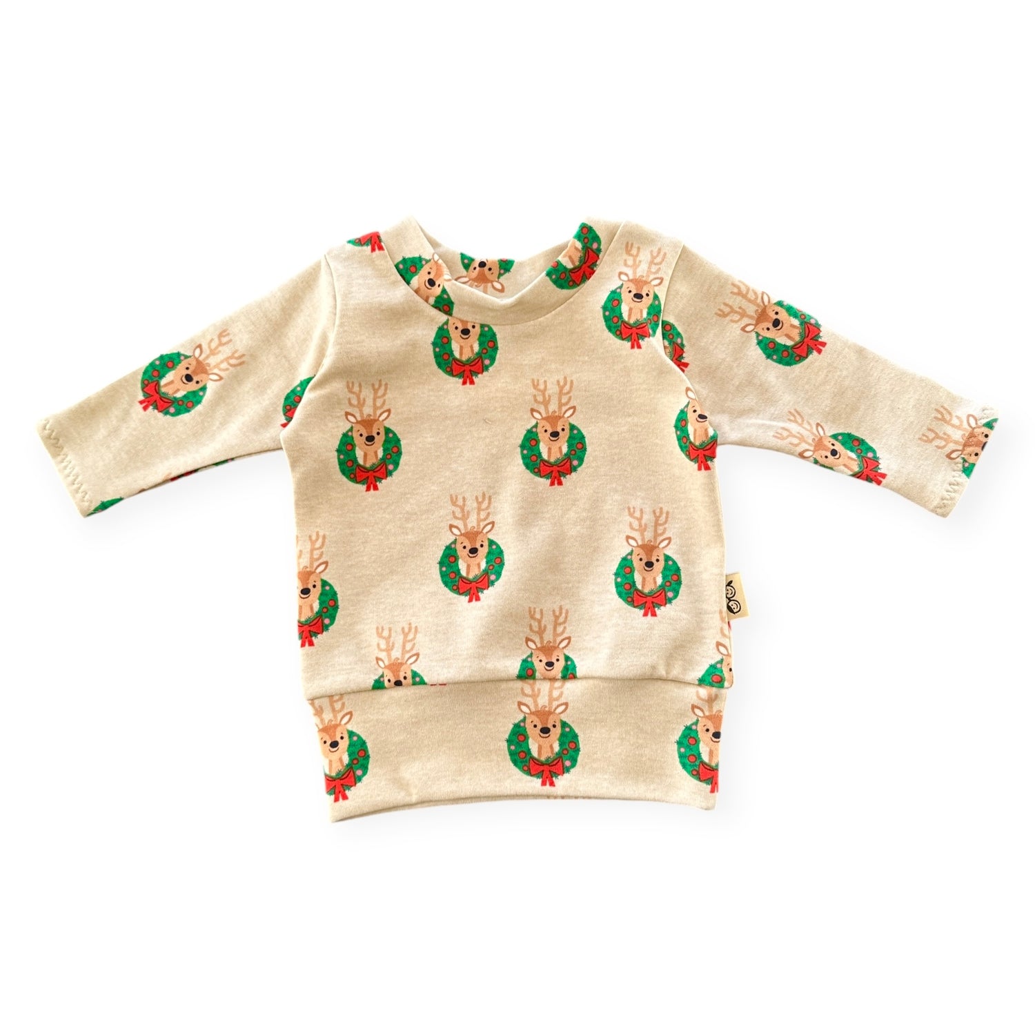 Raindeer Wreaths Lounge Top