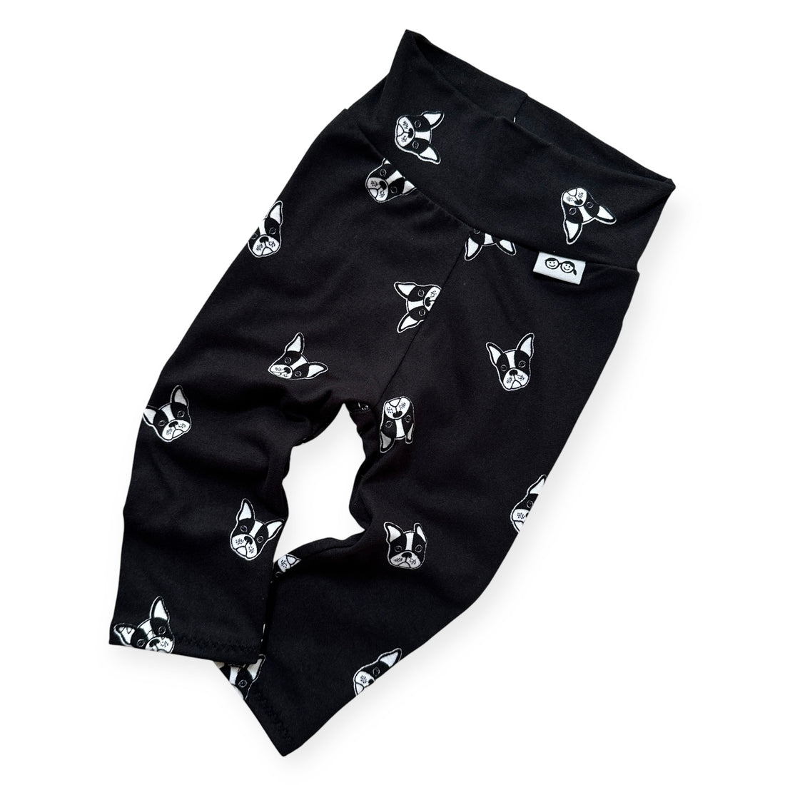 Black  French Bulldog Leggings