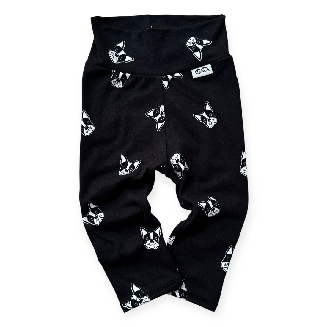 Black  French Bulldog Leggings