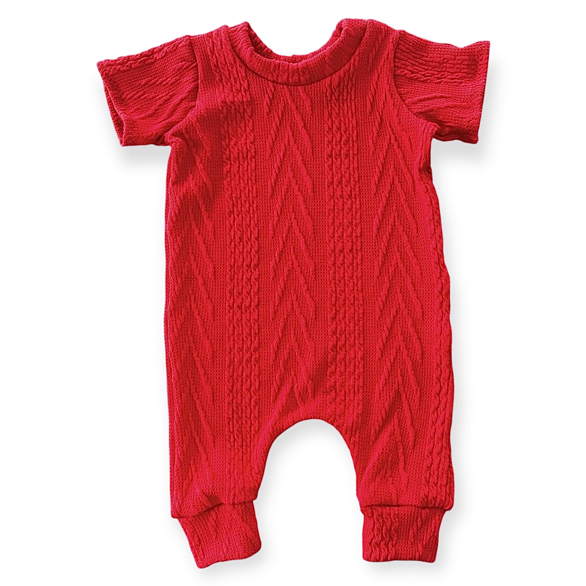 Cozy Knit Harem Romper