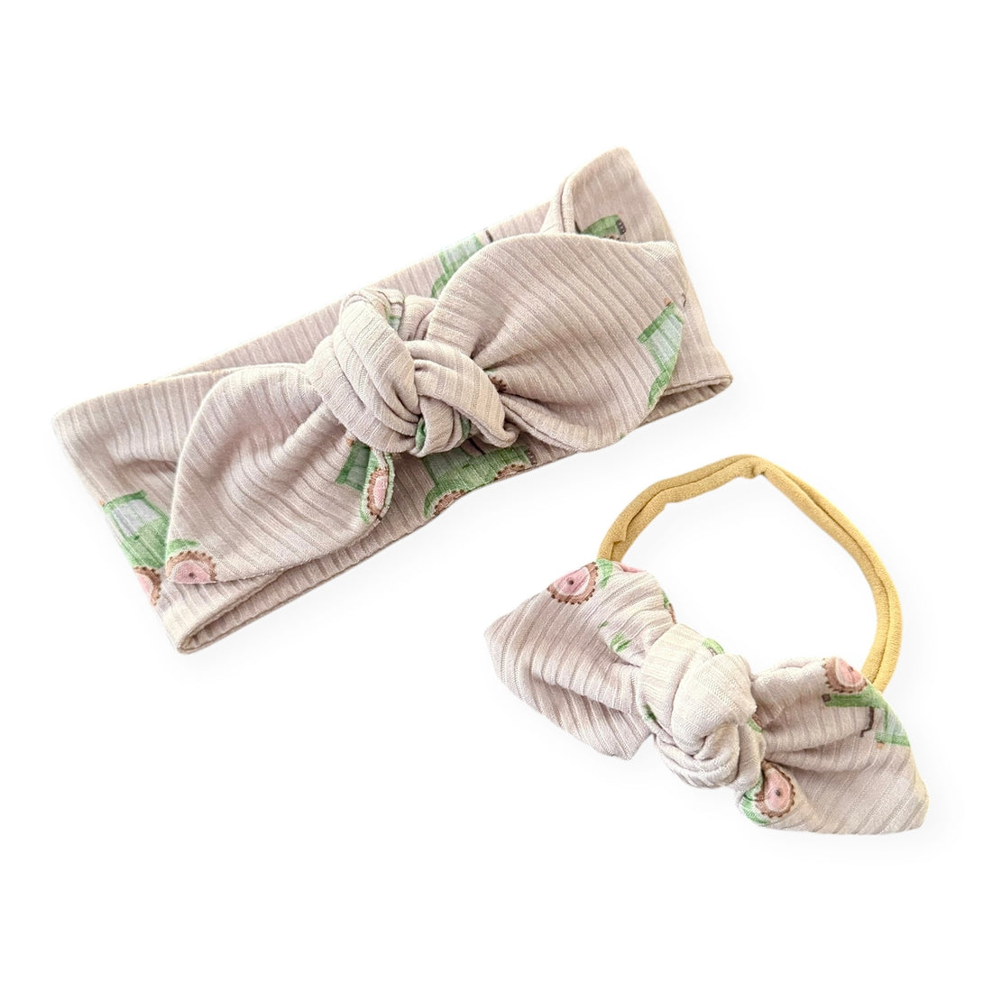 Country Roads Tractor Ribbed Headbands