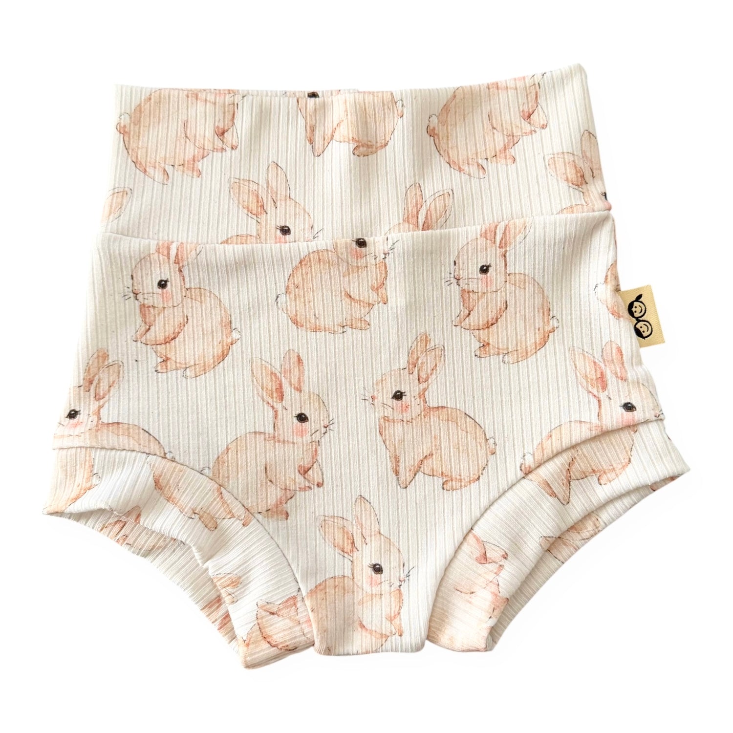 Watercolor Bunnies Ribbed Summer Lounge Set