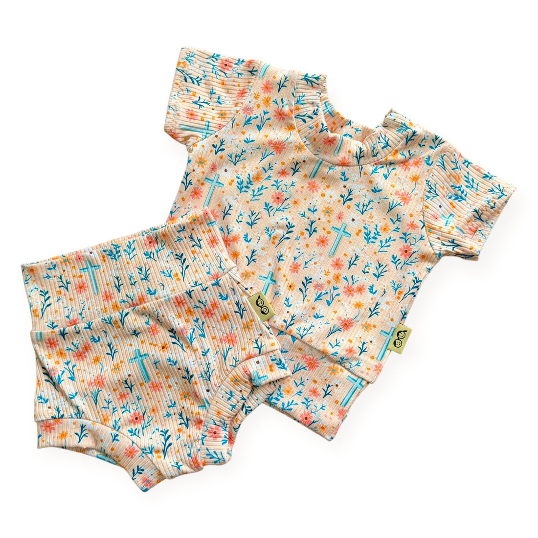 Wildflower Faith Ribbed Summer Lounge Set