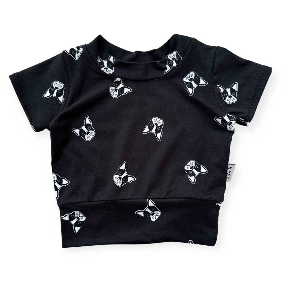 Black French Bulldog Top | Short, Long, or Sleeveless Puppy Shirt
