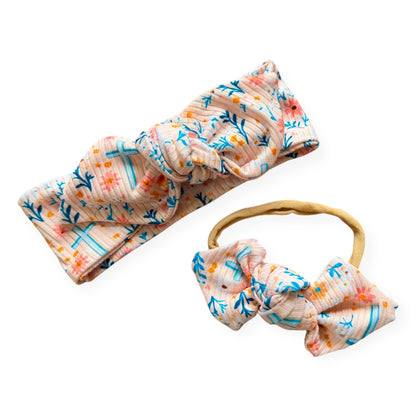 Wildflower Faith Ribbed Headbands