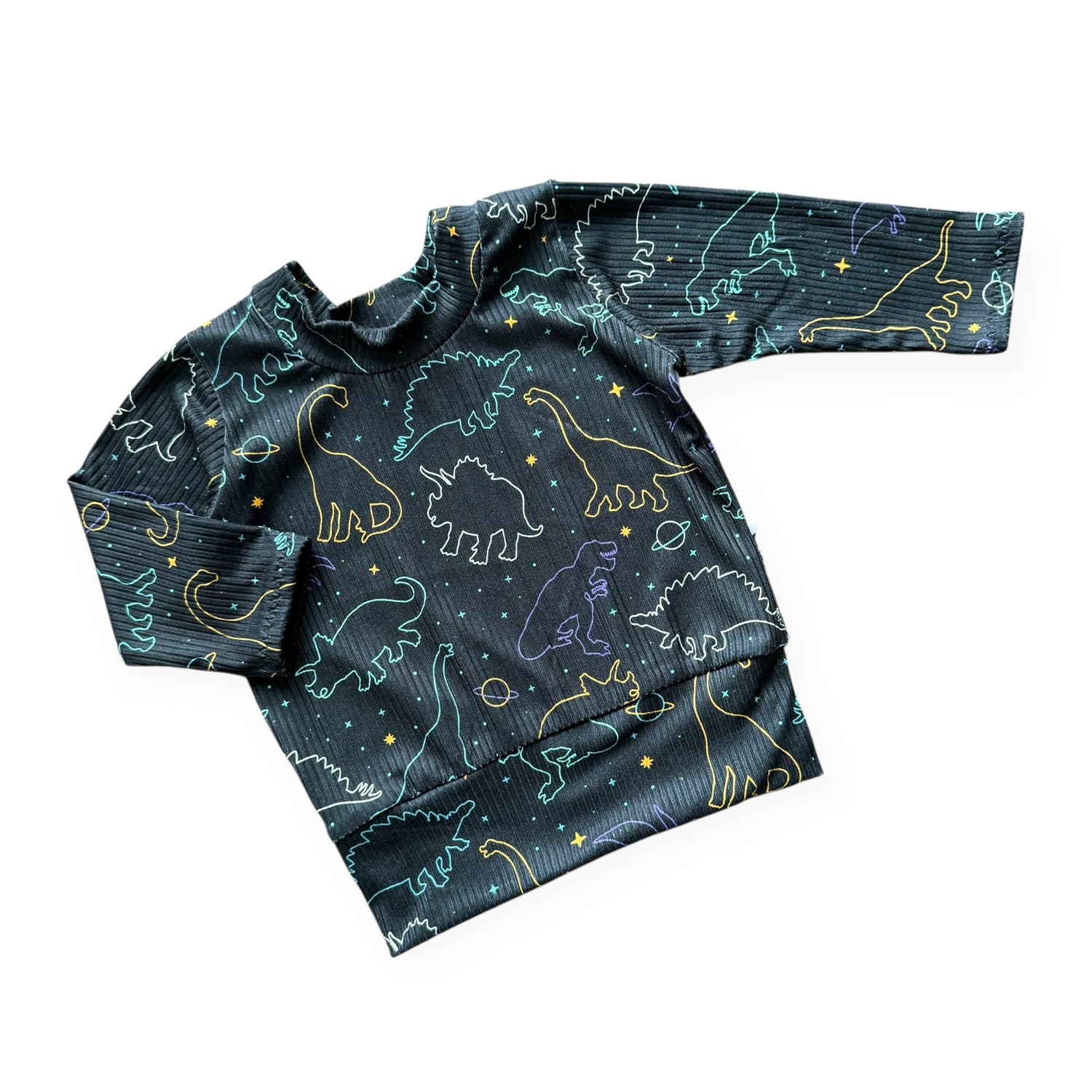Cosmic Dino Nights Ribbed Lounge Set
