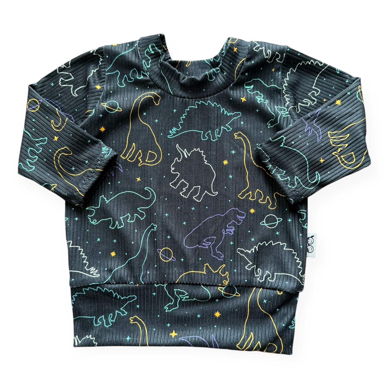 Cosmic Dino Nights Ribbed Lounge Set