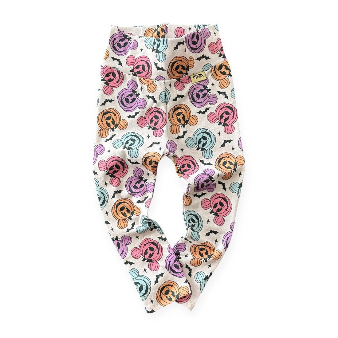 Baby Leggings with Halloween-themed design on a white background