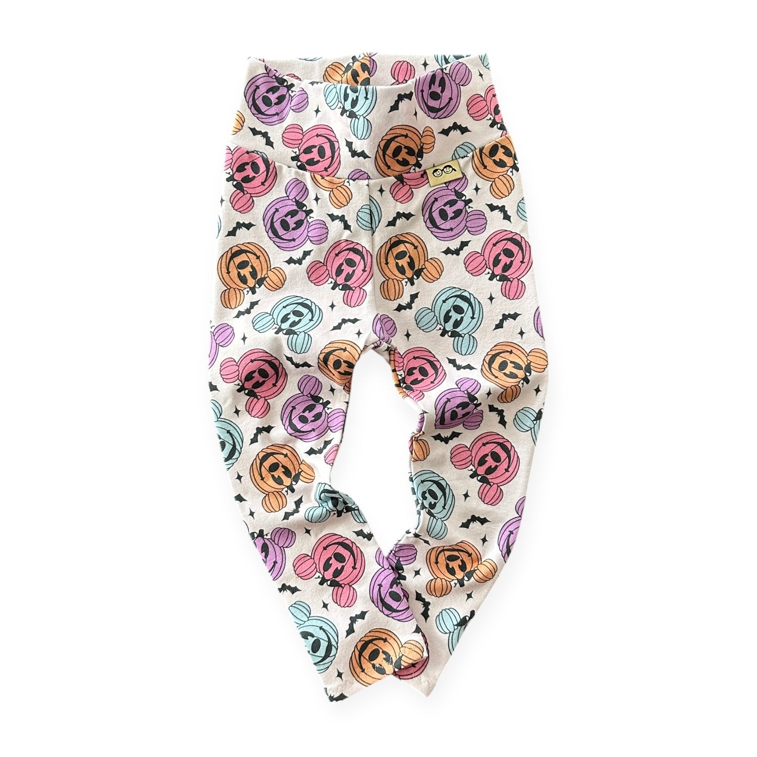Baby Leggings with Halloween-themed design on a white background