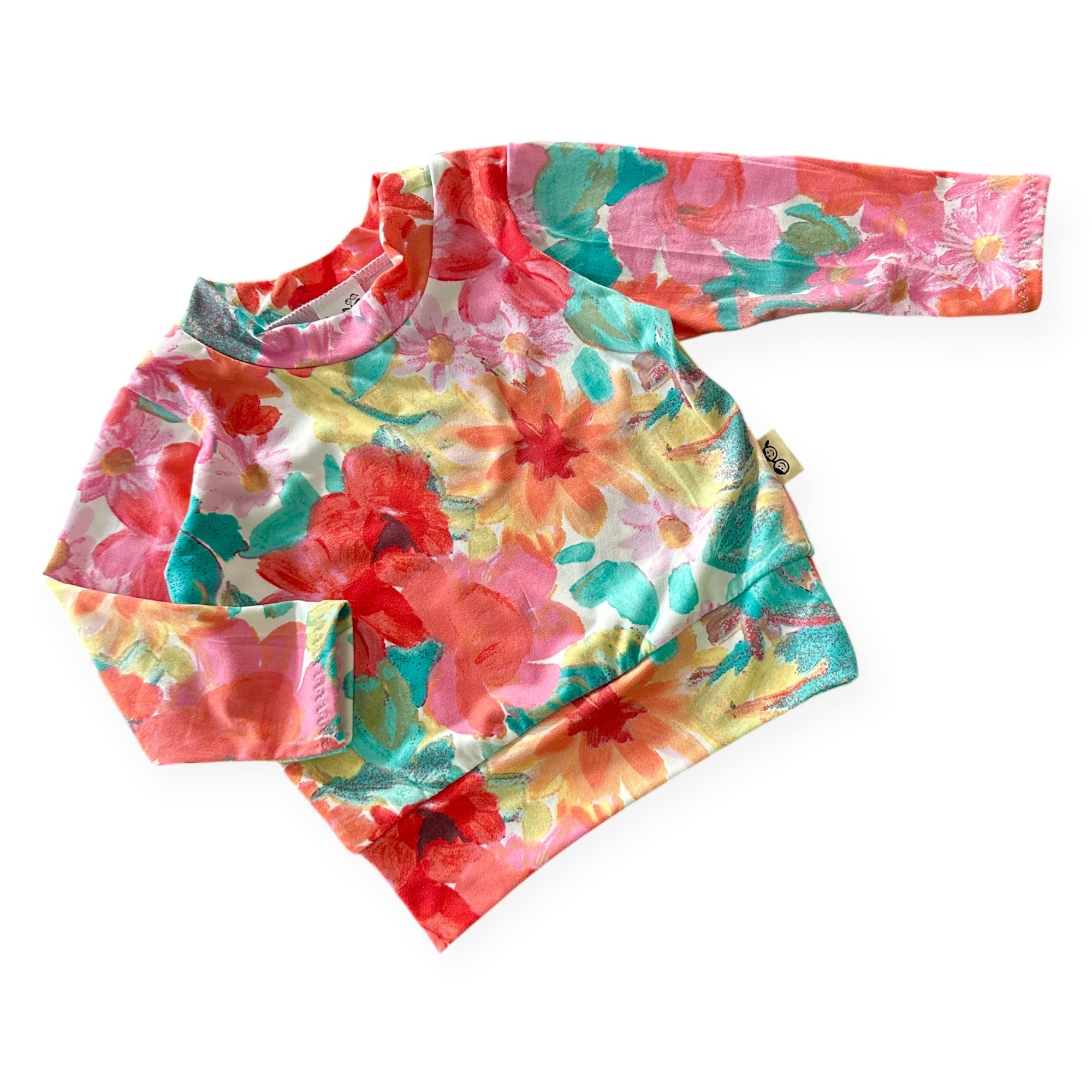 Watercolor Garden Top - Short, Long or Sleeveless