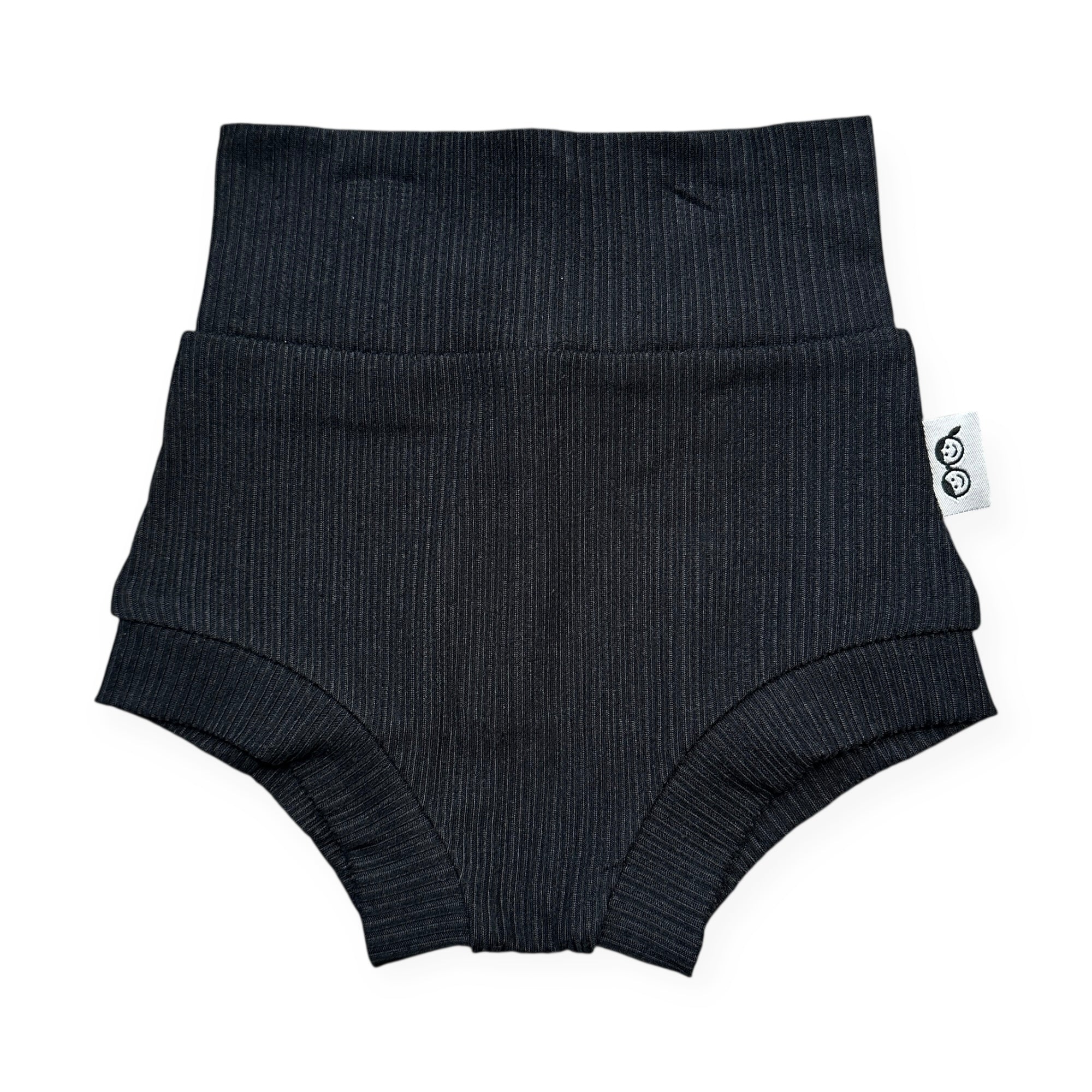 Tan Brush Spots and Black Ribbed Summer Lounge Set