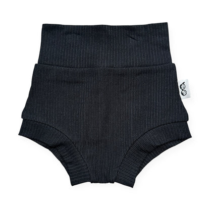 Tan Brush Spots and Black Ribbed Summer Lounge Set