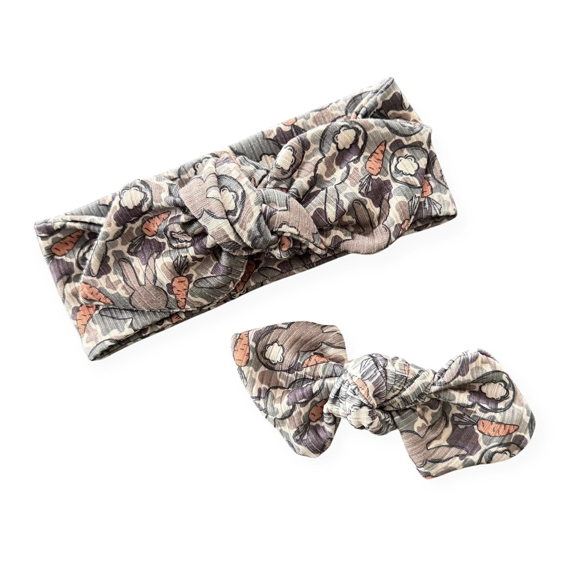 Easter Bunny Camo Ribbed Headbands