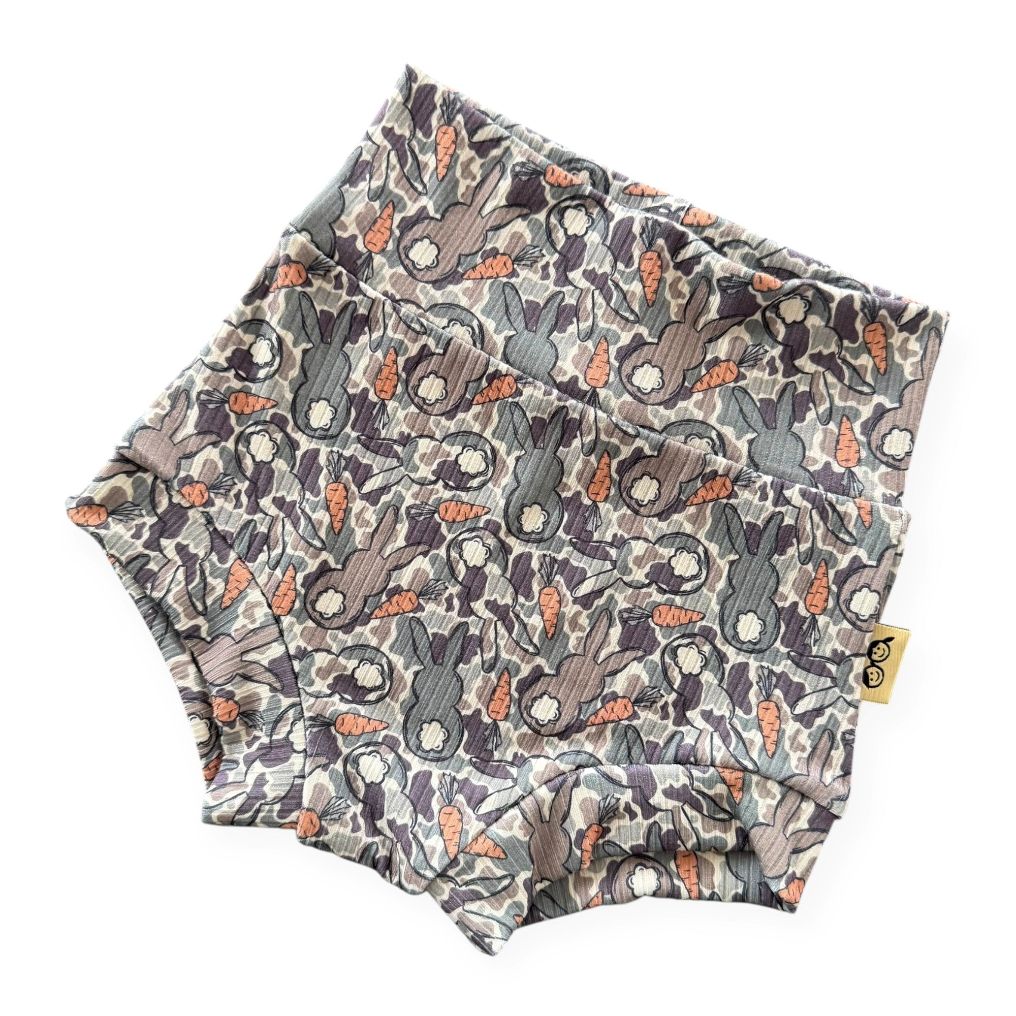 Easter Bunny Camo Ribbed Bummies &amp; Biker Shorts