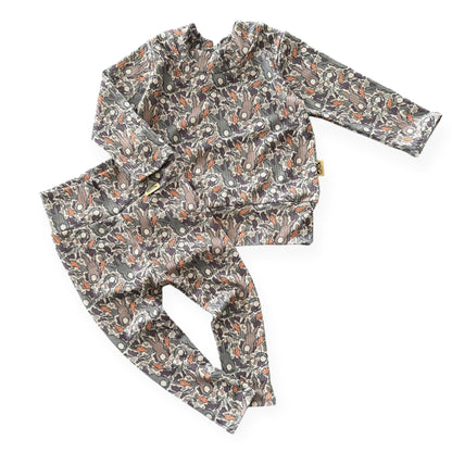 Easter Bunny Camo Ribbed Lounge Set