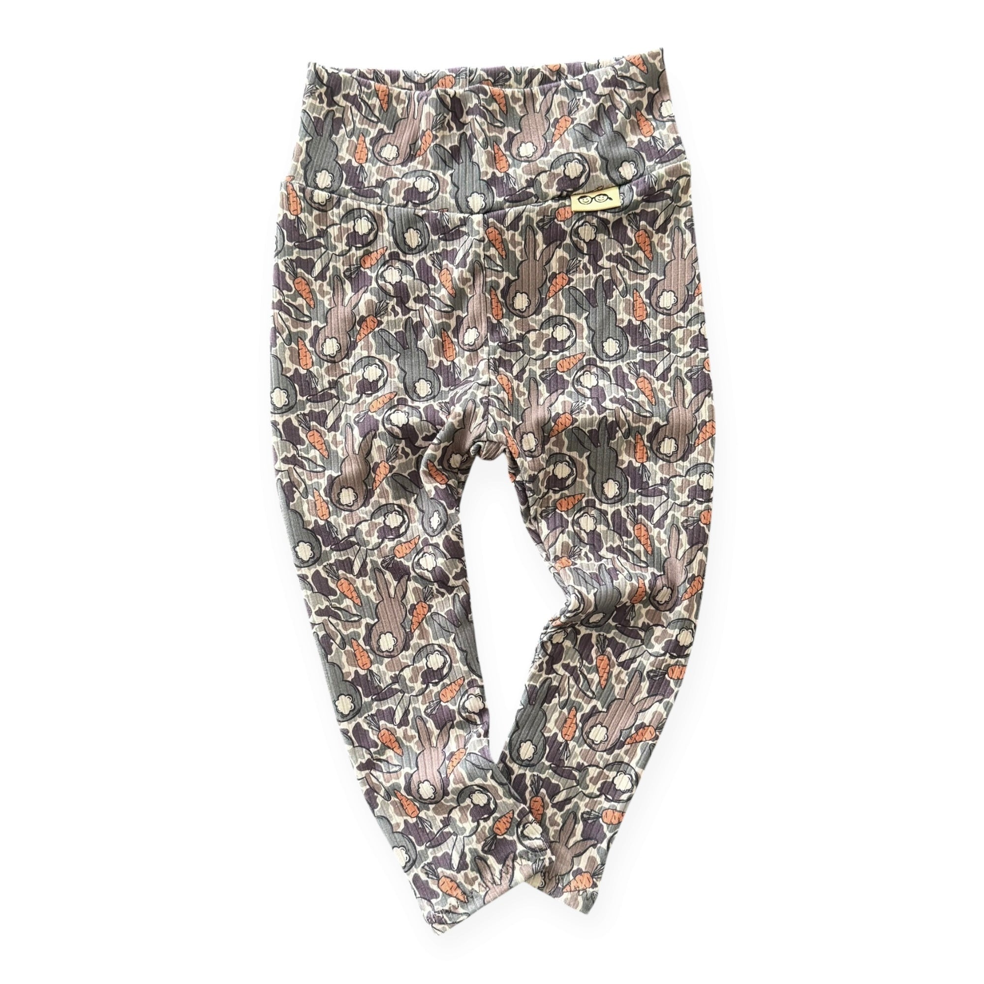 Easter Bunny Camo Ribbed Leggings