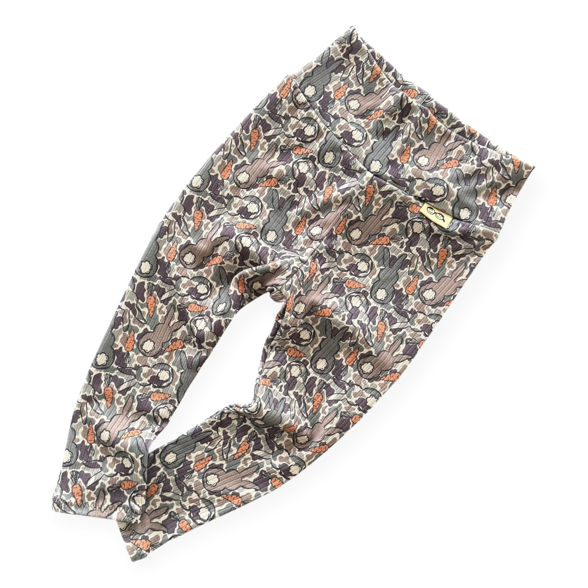 Easter Bunny Camo Ribbed Leggings