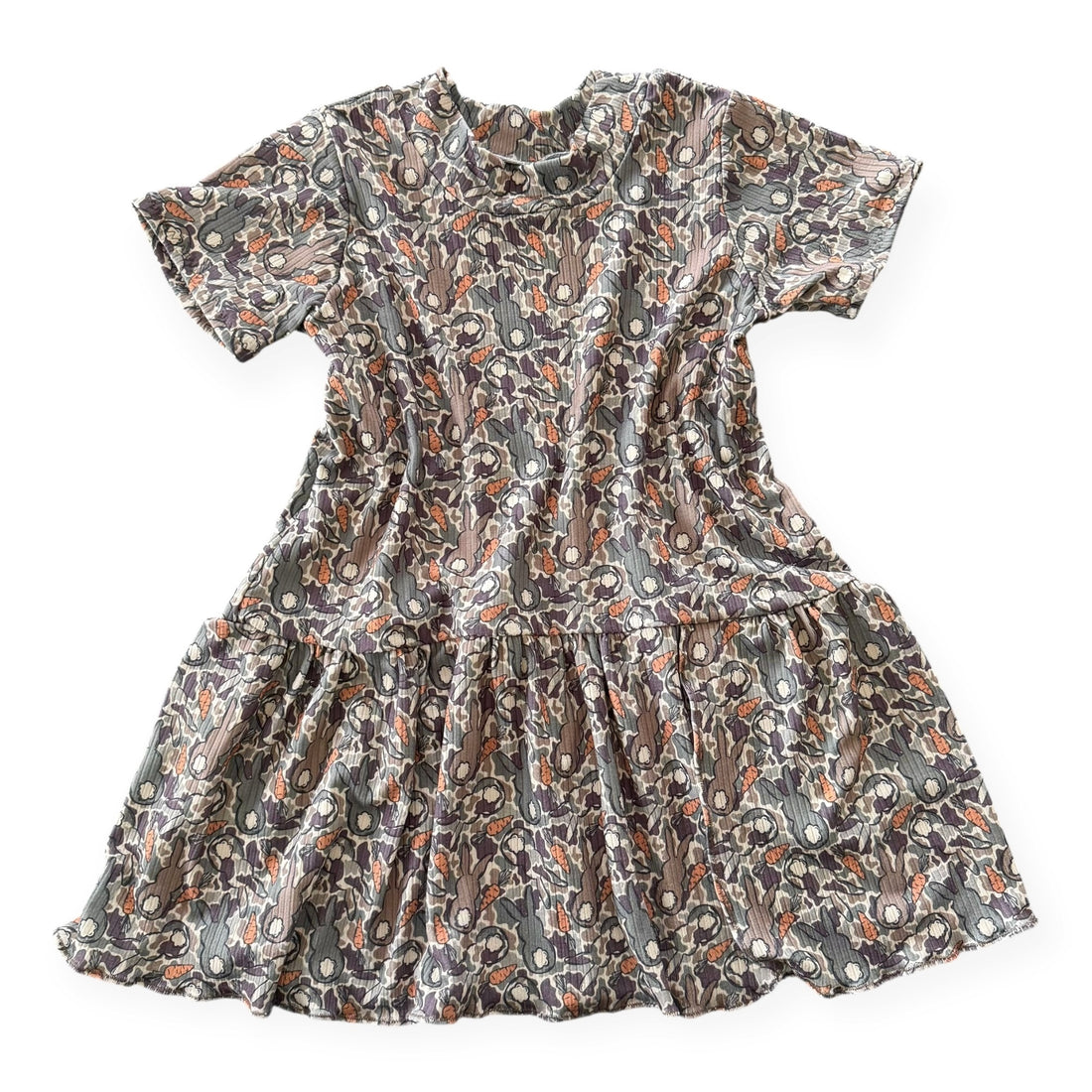 Easter Bunny Camo Ribbed Dress