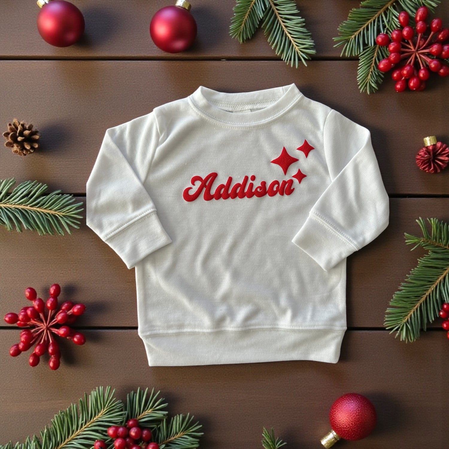 Personalized Name Christmas Pullover