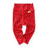 Red Brush Spots Leggings