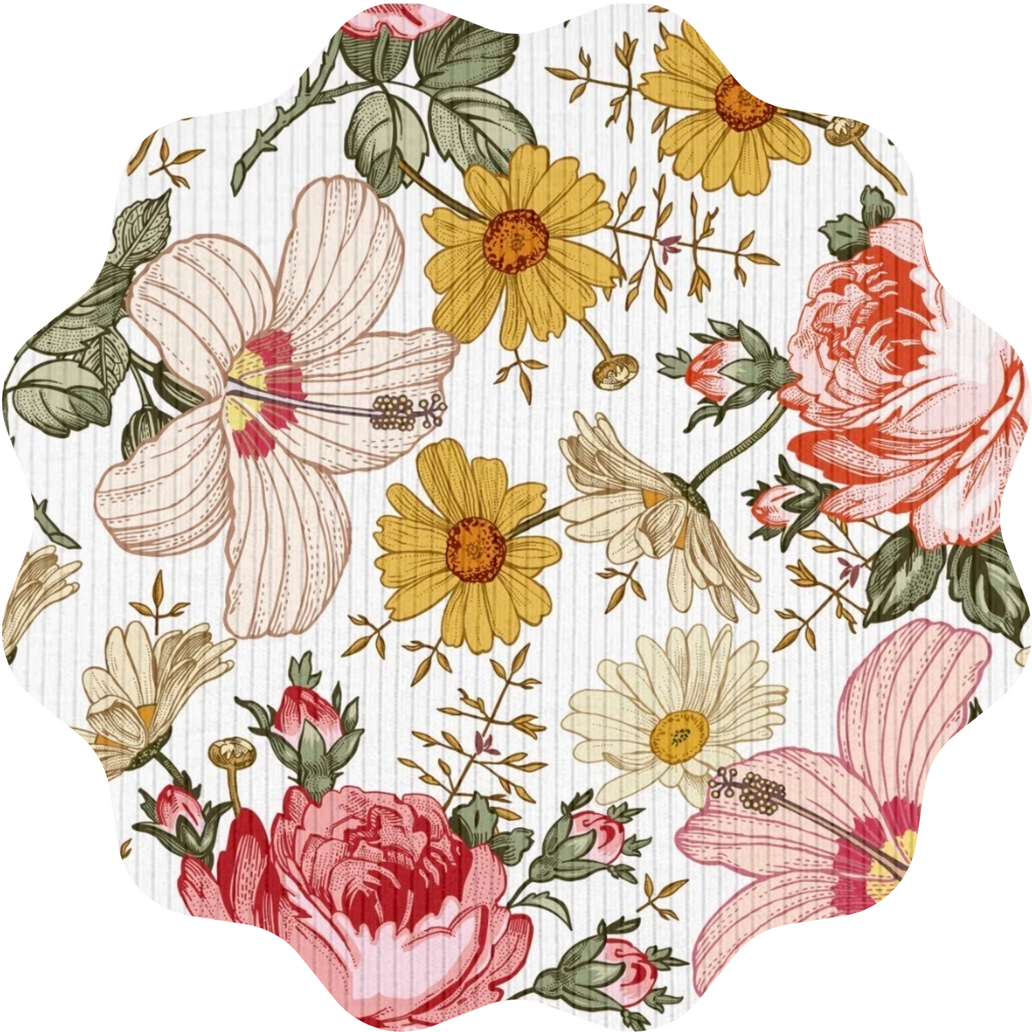 Vintage Bloom Garden Ribbed Collection