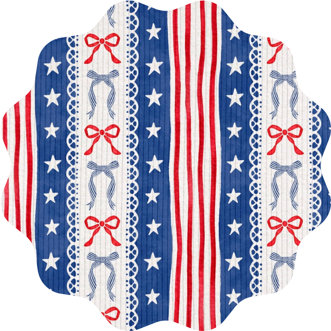 Americana Bow Stripe Ribbed Collection