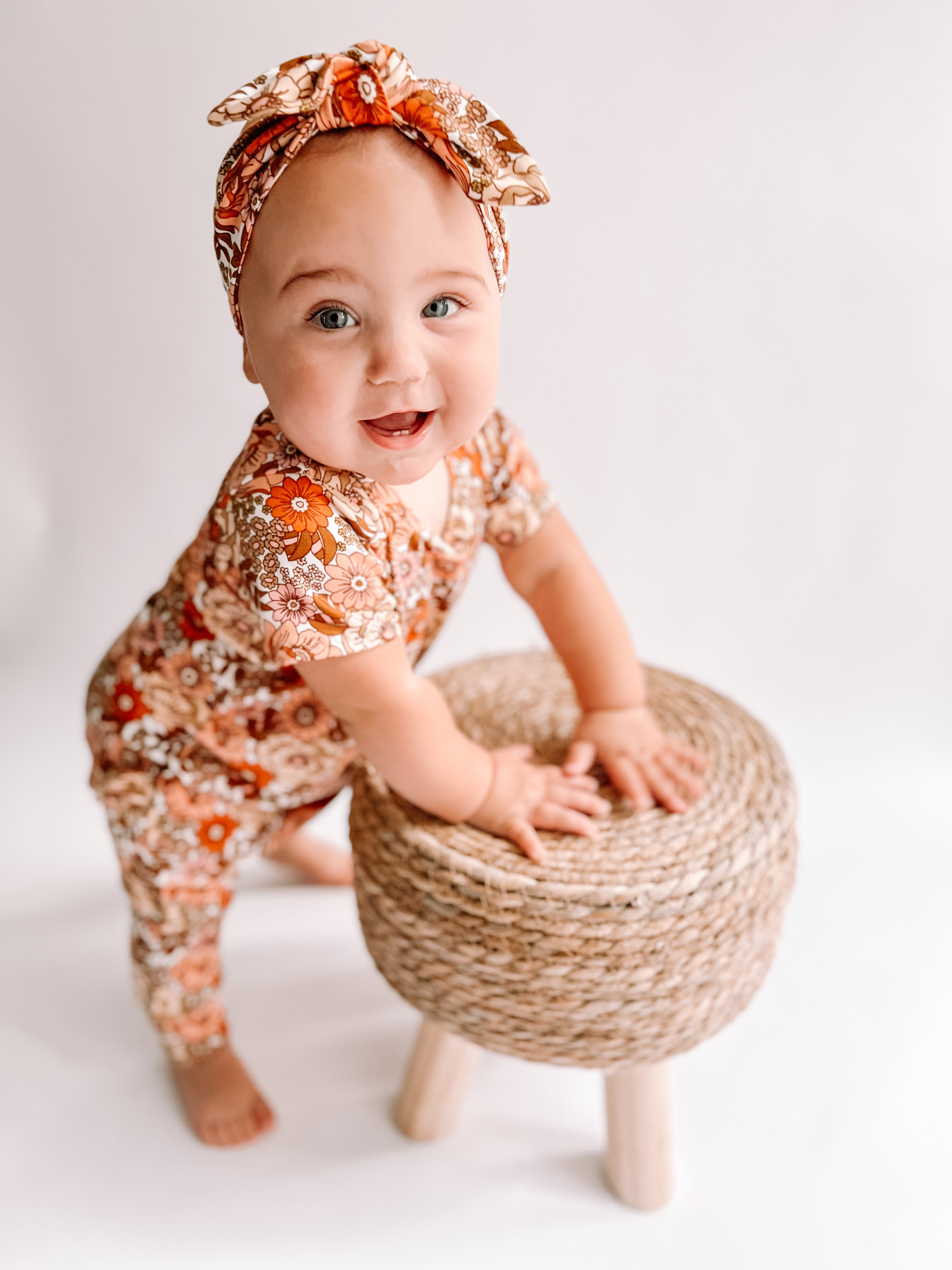 Neutral Boho Floral Headbands 