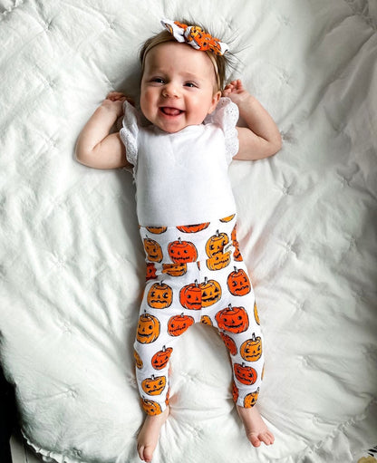 Cute Pumpkins Halloween Leggings