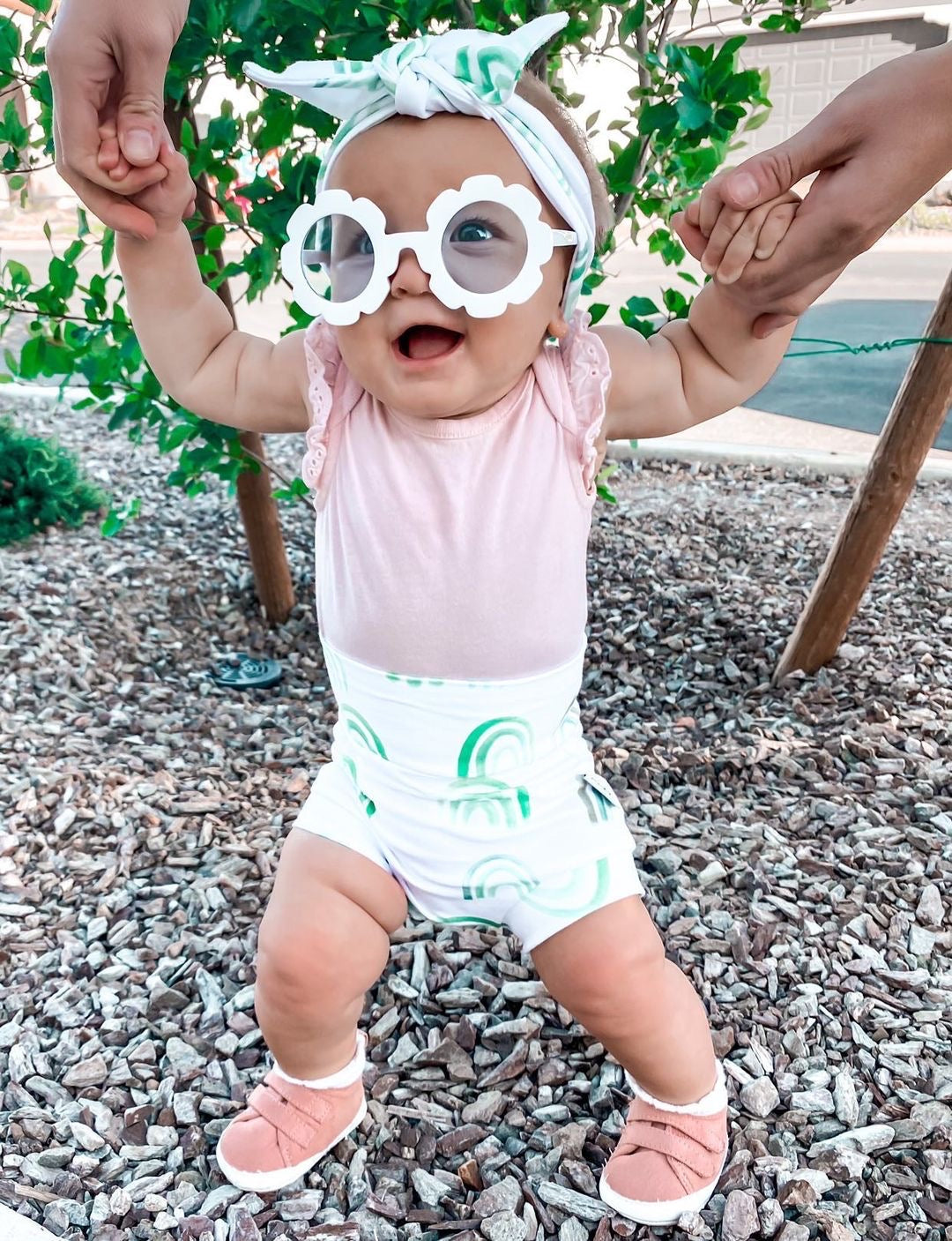 White Baby Sunglasses