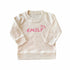Personalized Name Pullover with Pink Font