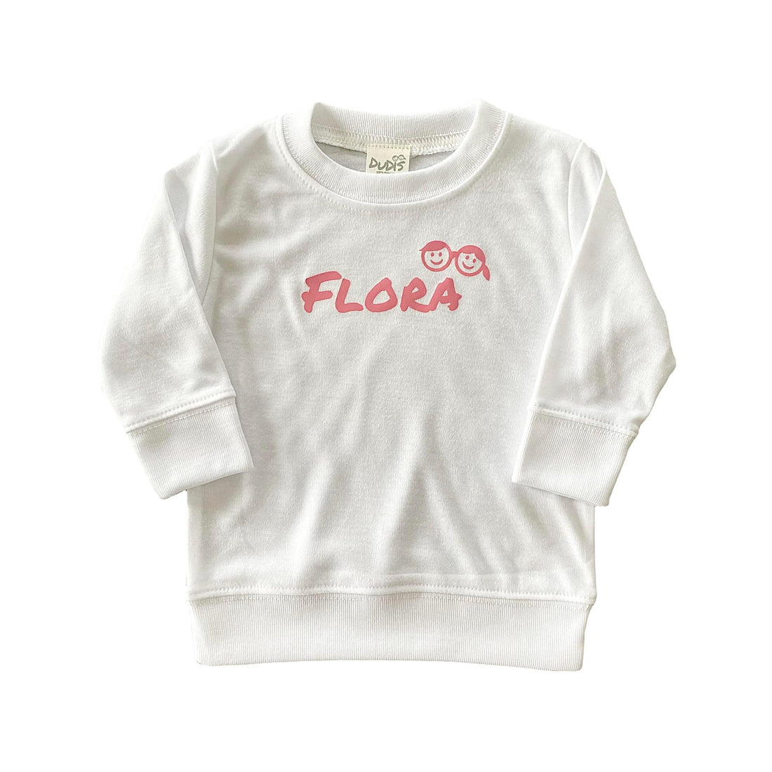 Personalized Pullover with Pink Font