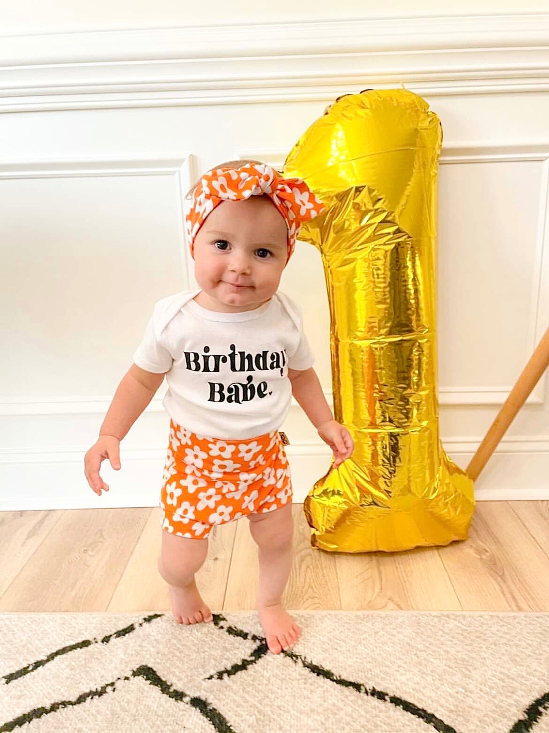 Peach Windy Flower Bummies and/or Headbands
