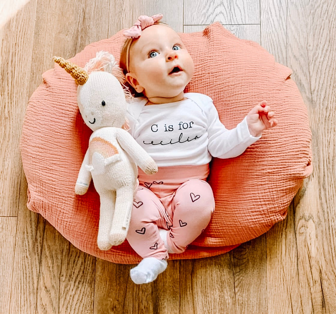 Black Hearts on Dusty Pink Leggings and/or Headbands