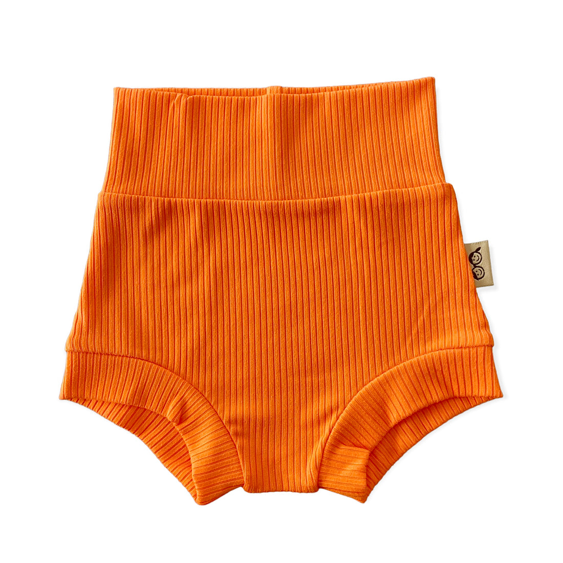 Bright Orange Ribbed Bummies