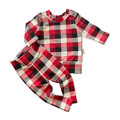 Buffalo Plaid Dudis Lounge Set